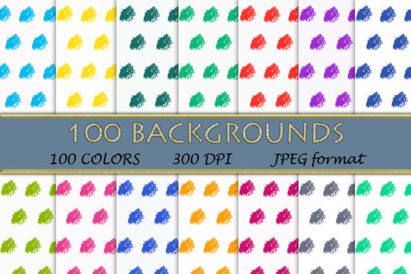 100 Polka Dots Pattern Digital Papers-01: A Versatile Resource for Creative Projects