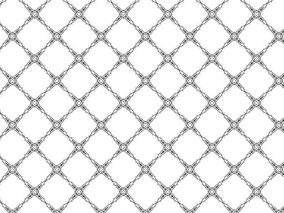 Fractal Pattern Boomerang Thorn