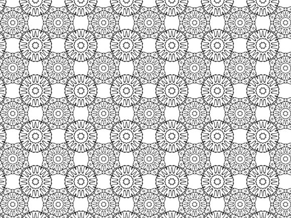Fractal Pattern Circle Flower Thorn