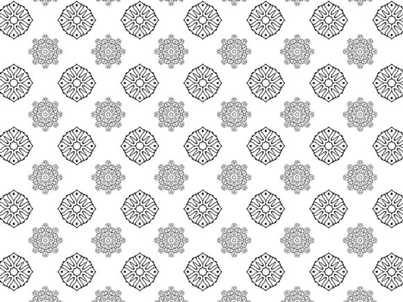 Fractal Pattern Flower Abstract Simple