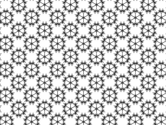 Fractal Pattern Flower Teeth