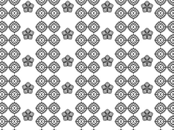 Fractal Pattern Ornamental Background