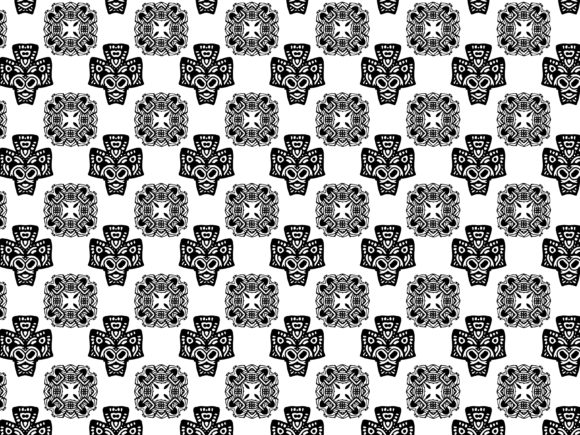 Fractal Pattern Pig Mask Flower