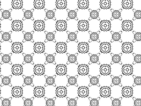 Fractal Pattern Square X
