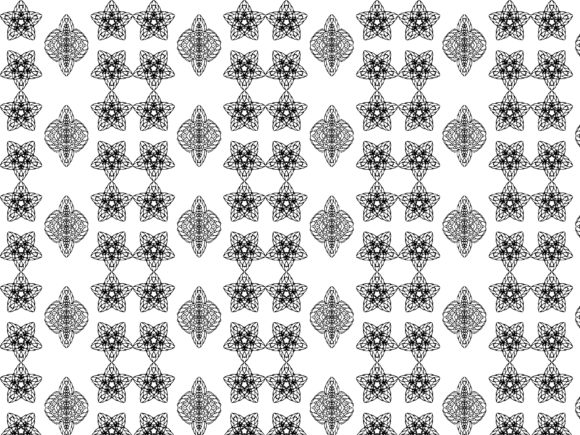 Fractal Pattern Star Four