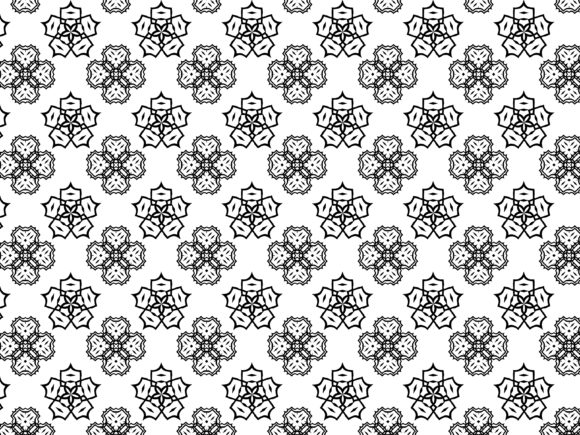 Fractal Pattern Star Thorn Sharp
