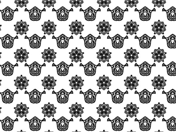 Fractal Pattern Tribal Abstract Thick