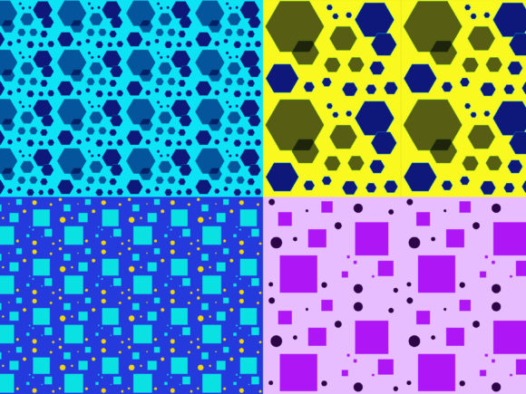 Seamless Pattern Bundling Hexagon Yellow: A Versatile Design Solution for Creative Projects