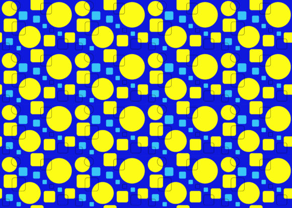 Seamless Pattern Circle Square Yellow: A Versatile Design Element for Modern Applications