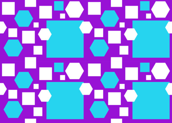 Seamless Pattern Hexagon Square Blue: A Versatile Design Element for Modern Creations