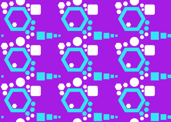 Seamless Pattern Purple Blue White