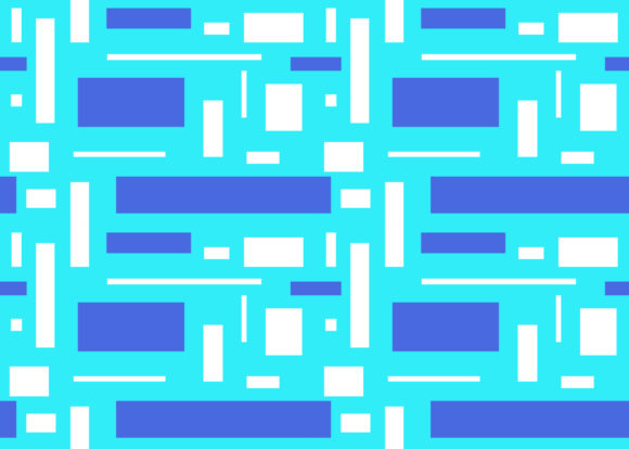 Seamless Pattern Square Abstract White